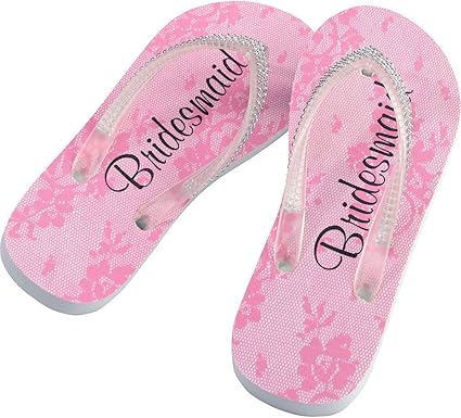 bridesmaid flip flops cheap