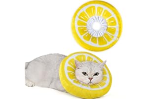 ANWA Adjustable Cat Cone Collar Soft, Cute Cat Recovery Collar, Cat Cones After Surgery for Kittens