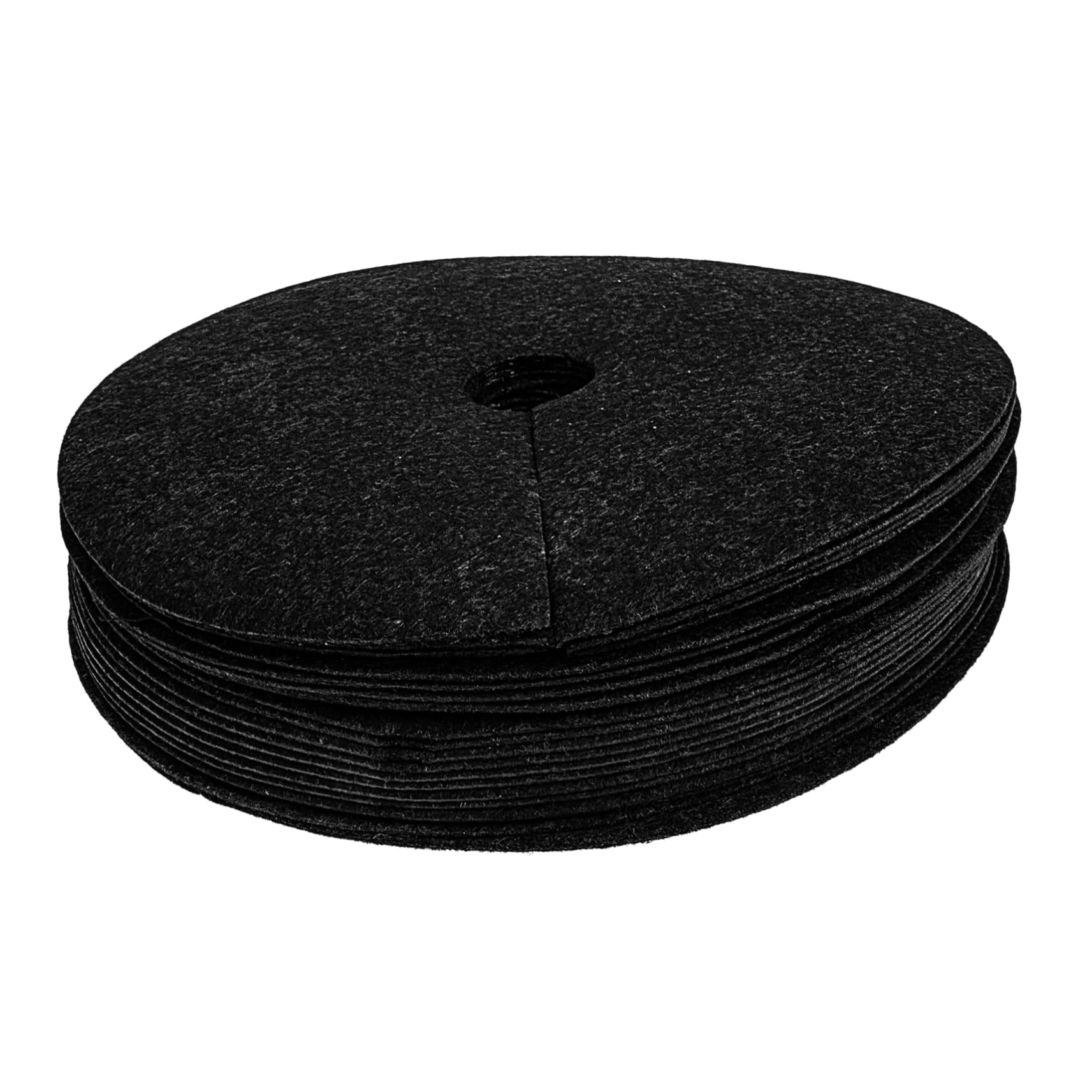 CAXUSD 20Pcs Control Mats Round Mulch Rings for Gardens Orchard Ground Cloth Tree Protector and Gardening Barrier