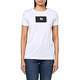 Armani Exchange Womens Regular Fit Tee with Boys Boys Boys Graphic