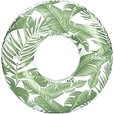 FUNBOY 46" Giant Inflatable Tropical Tube Float | Donut Style, Luxury Raft, Summer Pool Parties, Entertainment