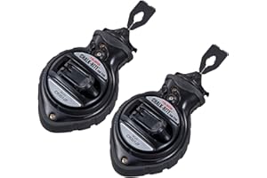 Tajima Chalk-Rite Jam Free Chalk Line - Creates Precise and Bold Markings for Construction and Carpentry Projects - Large Refill Port, ABS Case, 2-Pack - CR301JF-2P