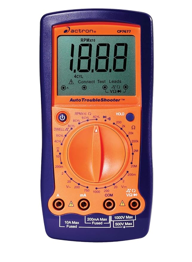 Mrcartool DY2201 Digital Car Tester Multimeter 50010000 RPM Dwell