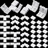 40 Pieces 2 Pin LED Strip Connectors Lights