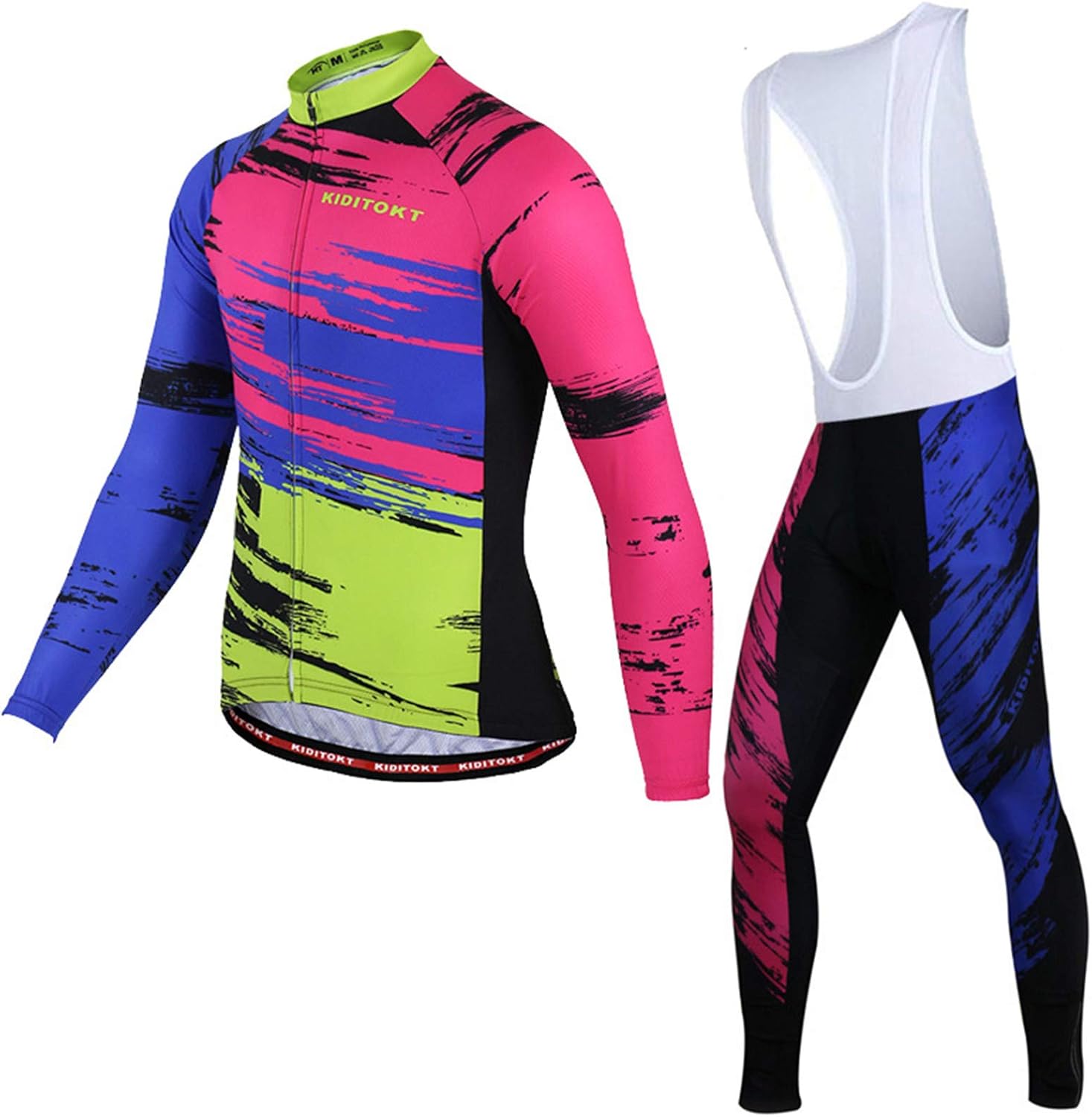 Men's Cycling Jersey Suit Long Sleeve Professional Cycling