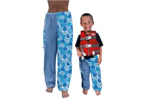 Paradise Towelwear Co. Towel Pants for Swimmers – Cotton Terry Towel Pants – Beach Coverup – Resort Wear – Swim wear… (Size = Kids S)