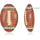MUYAN Football Earrings for Women Rugby Earrings Fun Classic Sports Lover Jewelry
