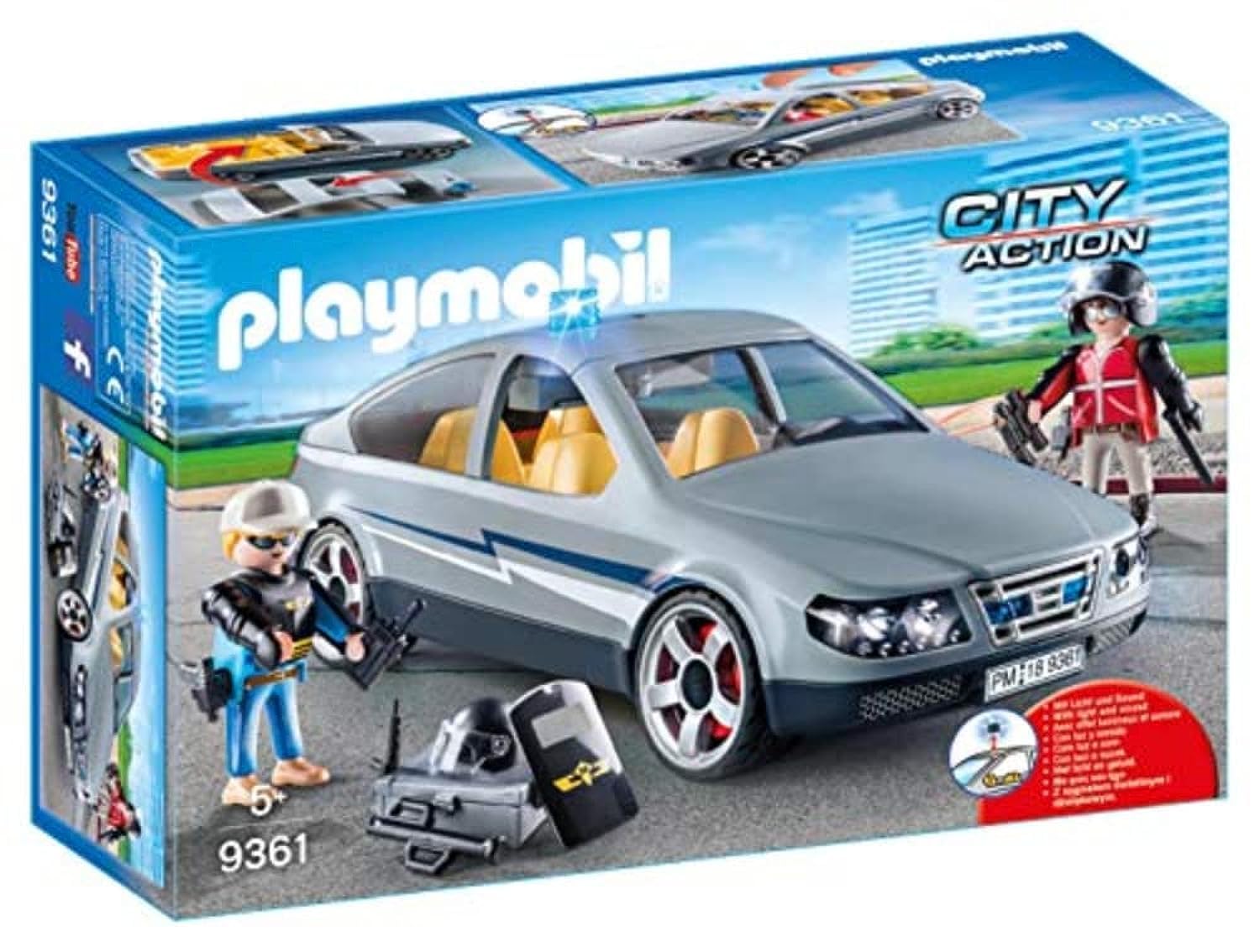 Playmobil 9361 Jouet, Véhicule De Policier En Civil Coloré