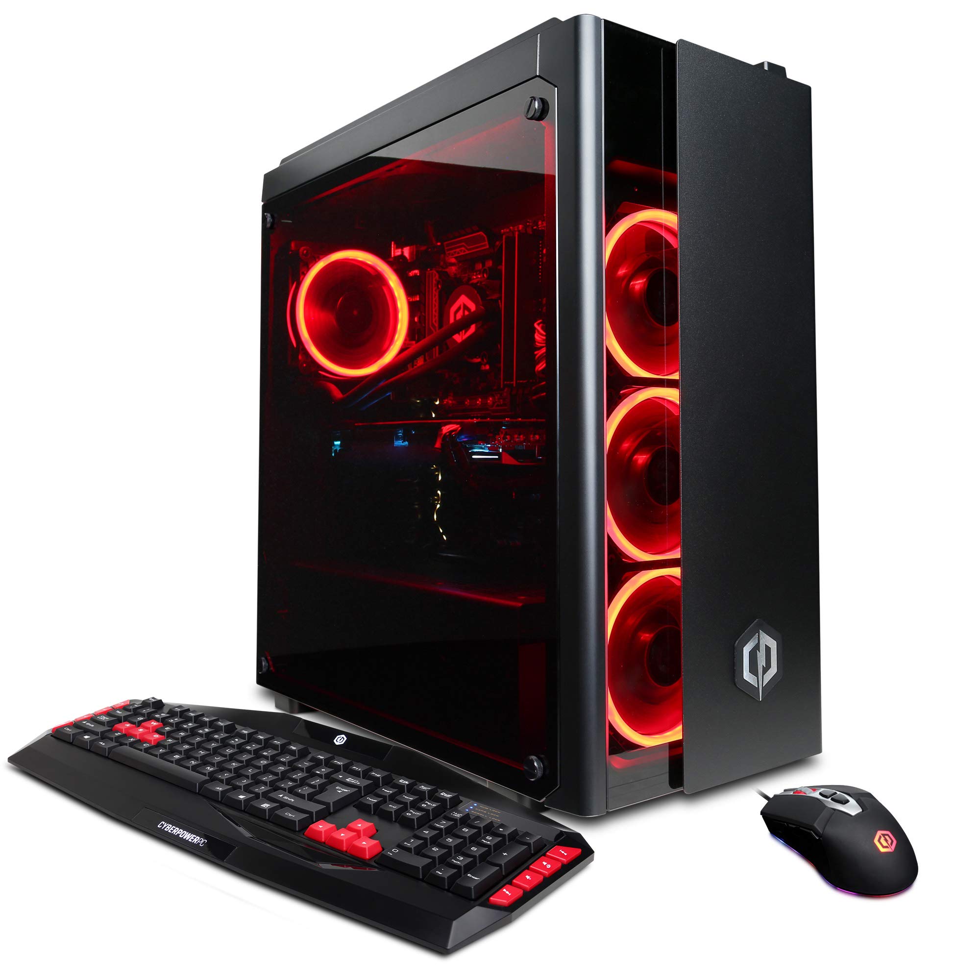 CYBERPOWERPC GXiVR8080A3 Overclockable Gaming PC Desktop (Liquid Cooled