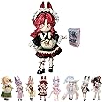 GNATAPIAY 1/12 BJD Dolls Blind Box,Kawaii BJD Dolls Indible Doll Series Ball Jointed Cute Girls BJD Blind Box Collectable Action Figure Posable Dress Up Doll for Girls Gift Toys