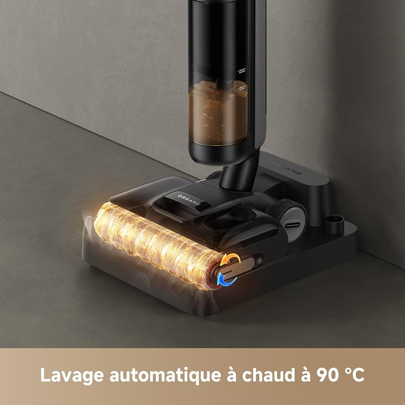 H12 Pro FlexReach Aspirateur Laveur, portée à Plat 180°, 18 000Pa
