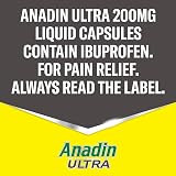 Anadin Ultra Ibuprofen Back & Muscle Pain Relief Liquid Capsules 16 Pack view 6