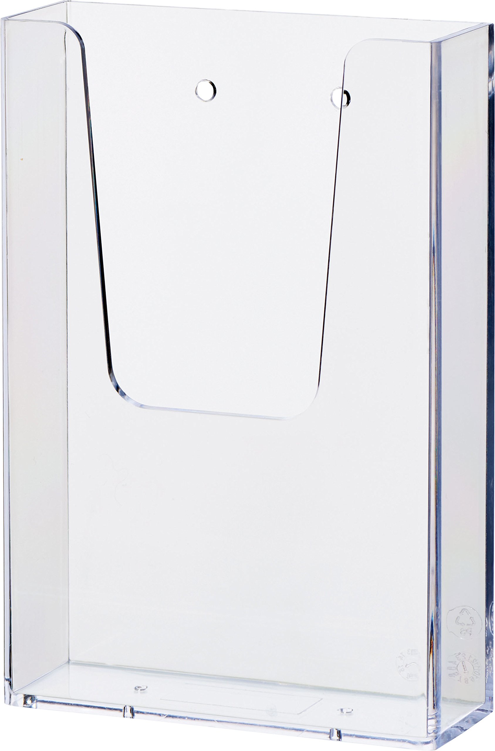 'HELIT H2350002 "The Help Wall 1 1/3 A6 Leaflet Holder, Clear