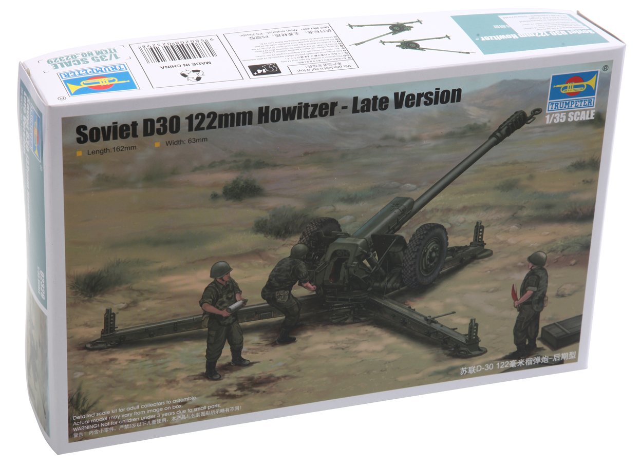 Trumpeter 1:35 - Soviet D-30 122mm Howitzer Late