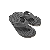 Volcom Men's Daycation Flip Flop Sandal – Soft Brushed Recliner Comfort Foam Footbed