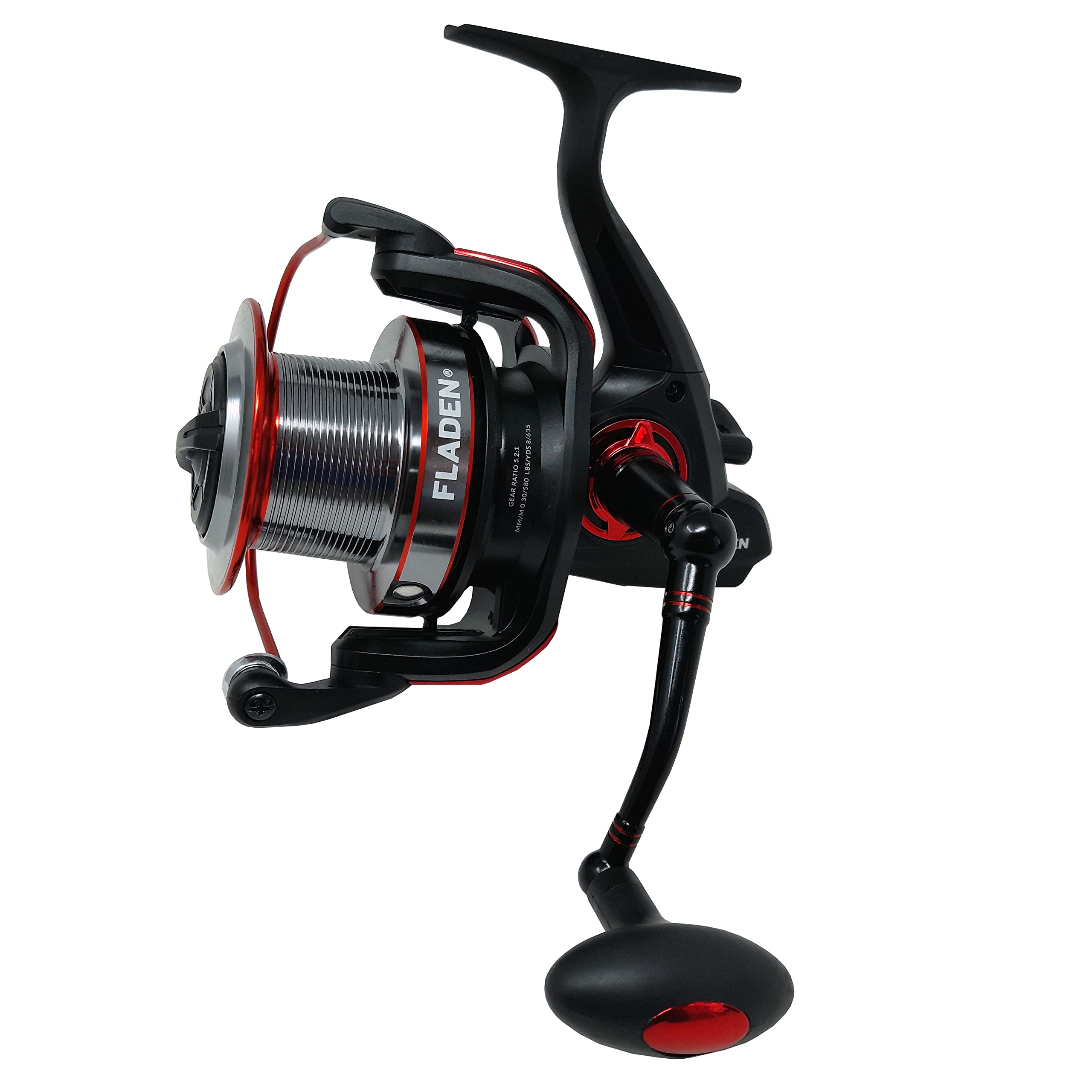 FLADEN MAXXIMUS BIG SHOOTER 7000 Front Drag (7 Ball Bearings) Fixed Aluminium Tapered Spool Reel with Worm Shaft - 2022 Model - For Larger Coarse and Surf Fishing [11-8770]