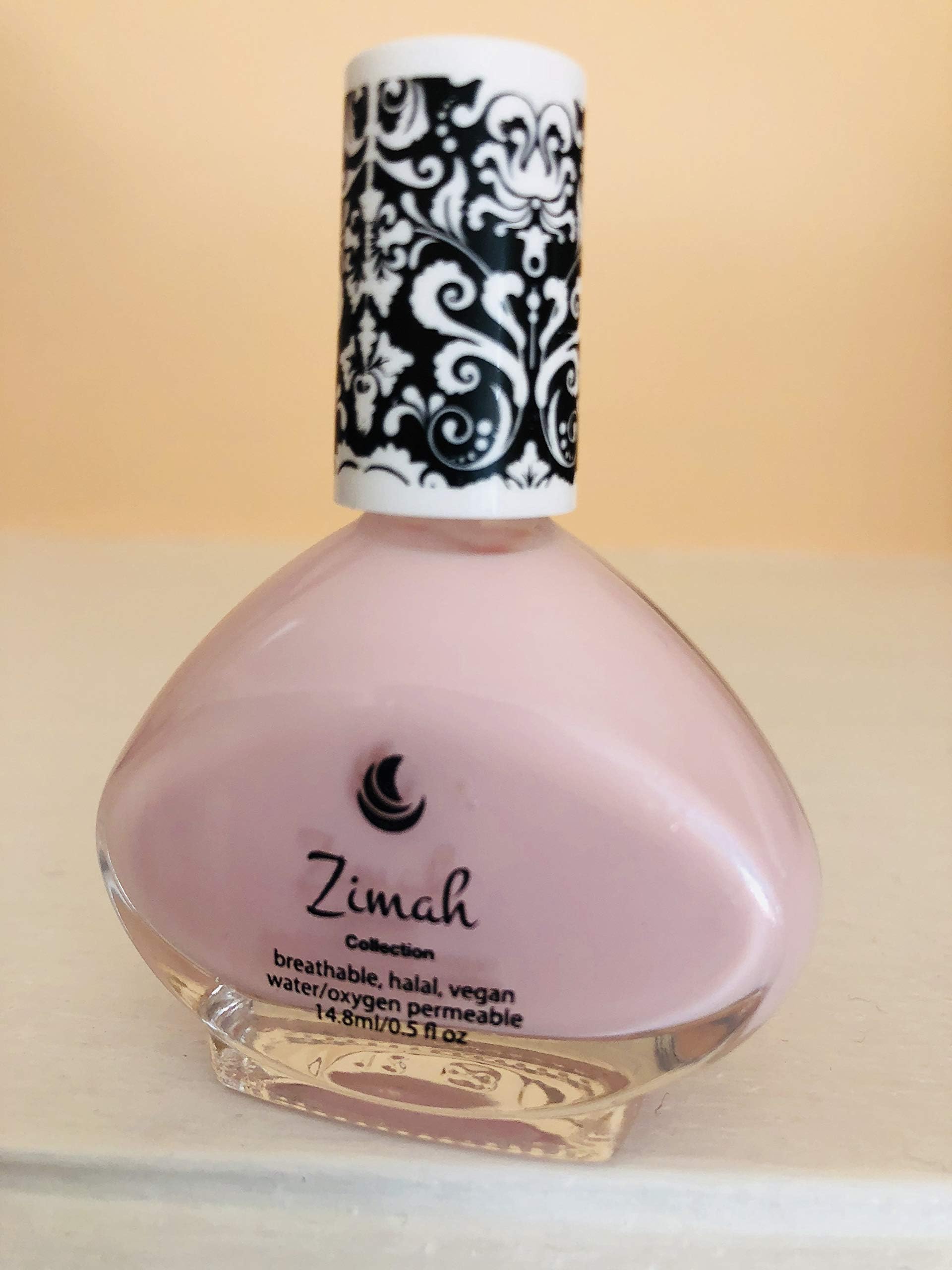 Zimah Nail Polish, Breathable, Vegan Nail Polish, Cruelty-Free, Toxin Free, Halal Nail Polish, Fast-Drying Nail Polish, Made in USA, Apple Blossom