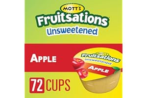 Mott's Fruitsations Apple Sauce, Unsweetened, 104 mL per Unit, Pack of 72