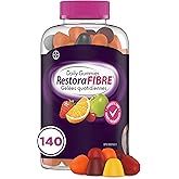 RestoraLAX RestoraFIBRE Daily Prebiotic Fibre Gummies - Fibre Supplements For Men And Women, Naturally Sourced Inulin, Promot