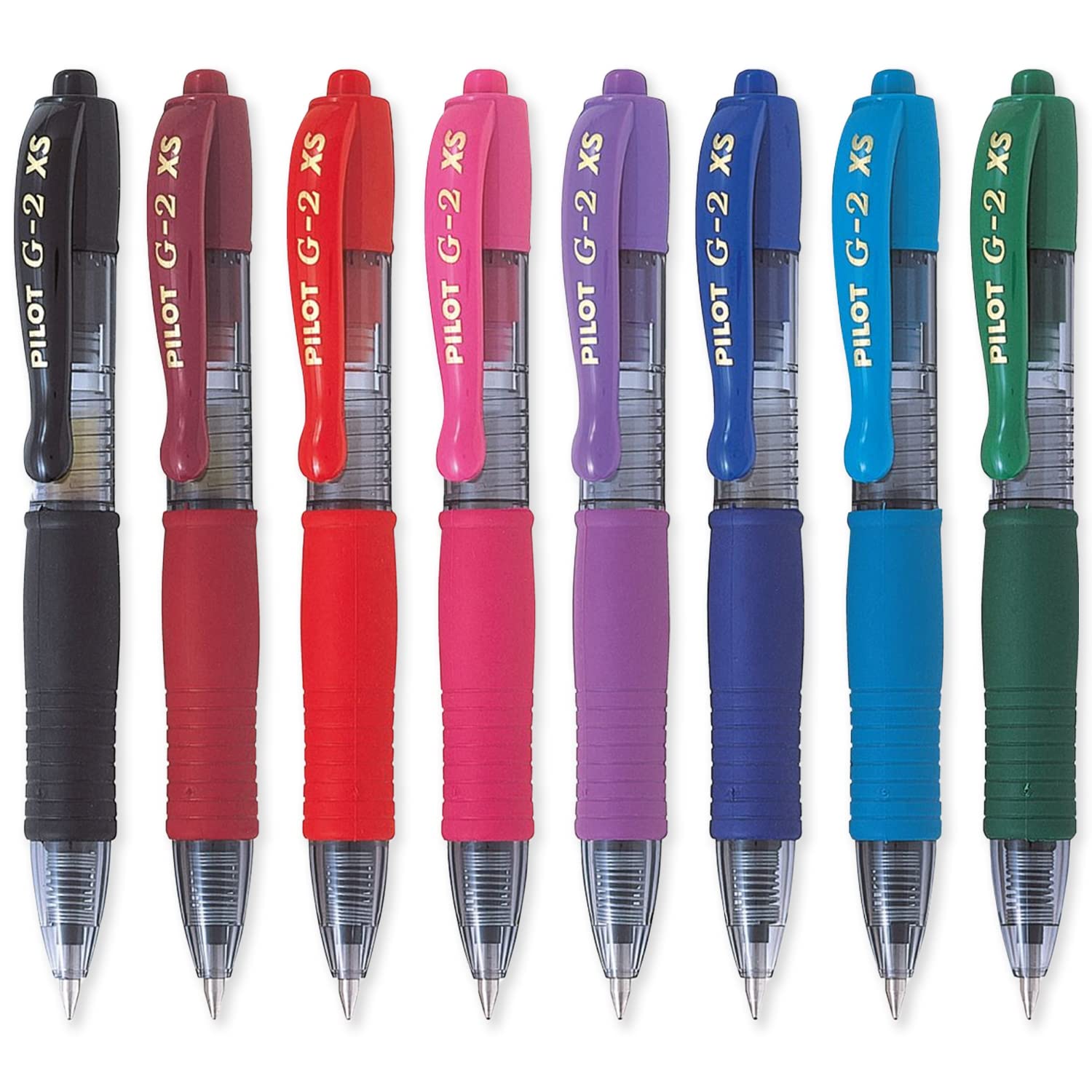 PILOT G2-XS7 Pixie - Mini Rollerball Pens - 0.7mm Nib 0.4mm Line Width - Assorted 8 Pack