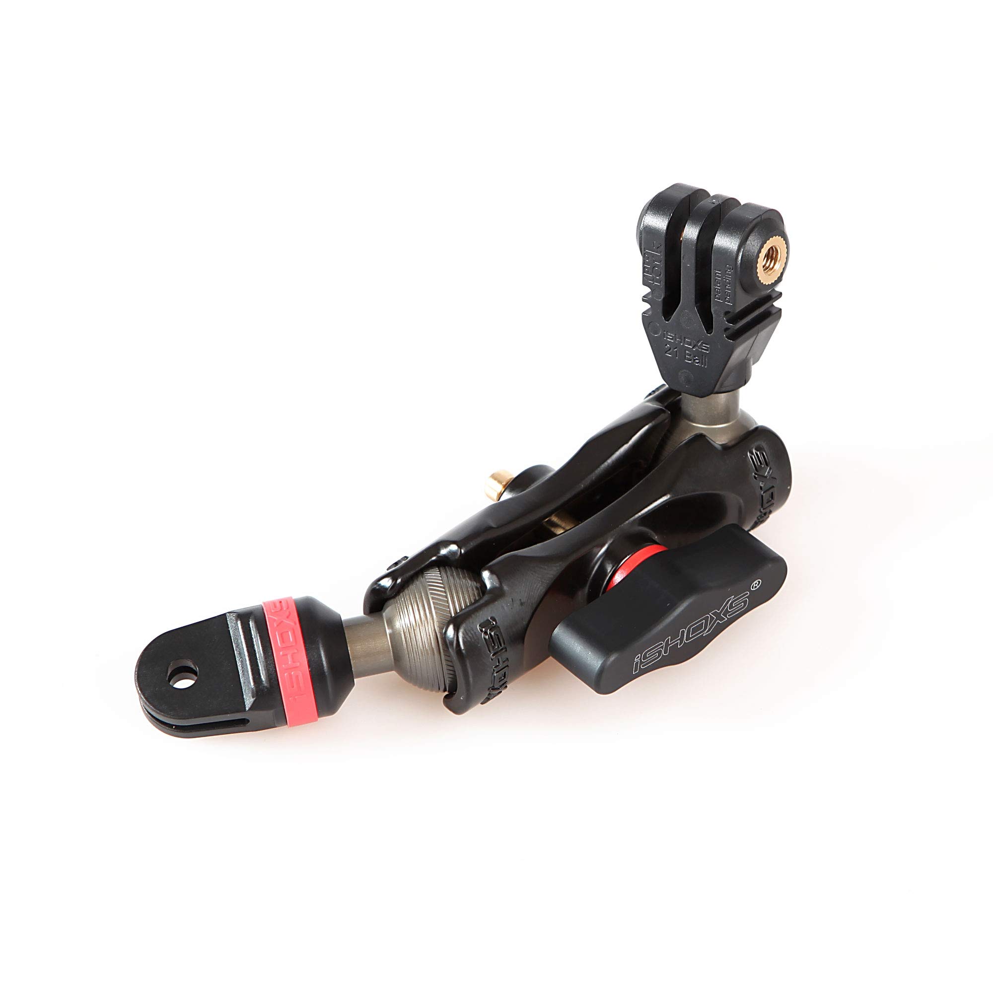 iSHOXS Small Grab Pro 60 Super Robust Extremely Flexible Aluminium Extension for GoPro Compatible Action Cam Mounts