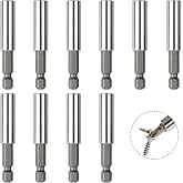 10 Pack Magnetic Extension Bit Holder, 1/4" Strong Hex Shank Screwdriver Bit Driver Set Can Holding Screwdriver Bits and Screws