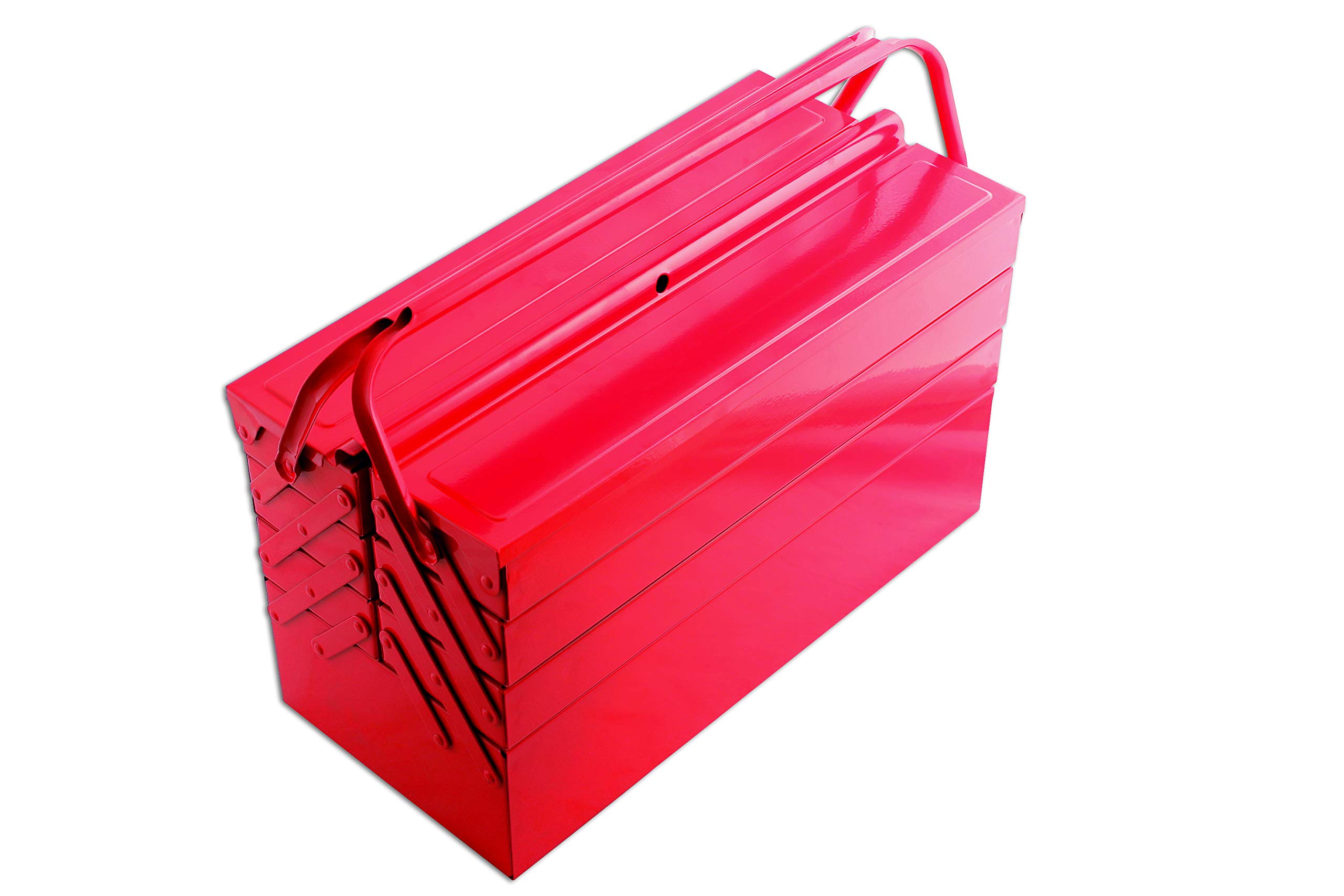 Laser 3487 Tool Box - 7 Tray 525mm (21"), Red