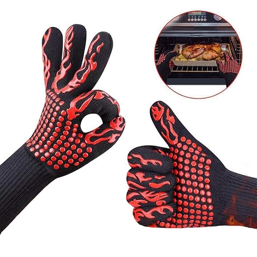 Gytech Guantes Resistente al Calor de 932 °F para Barbacoa ...