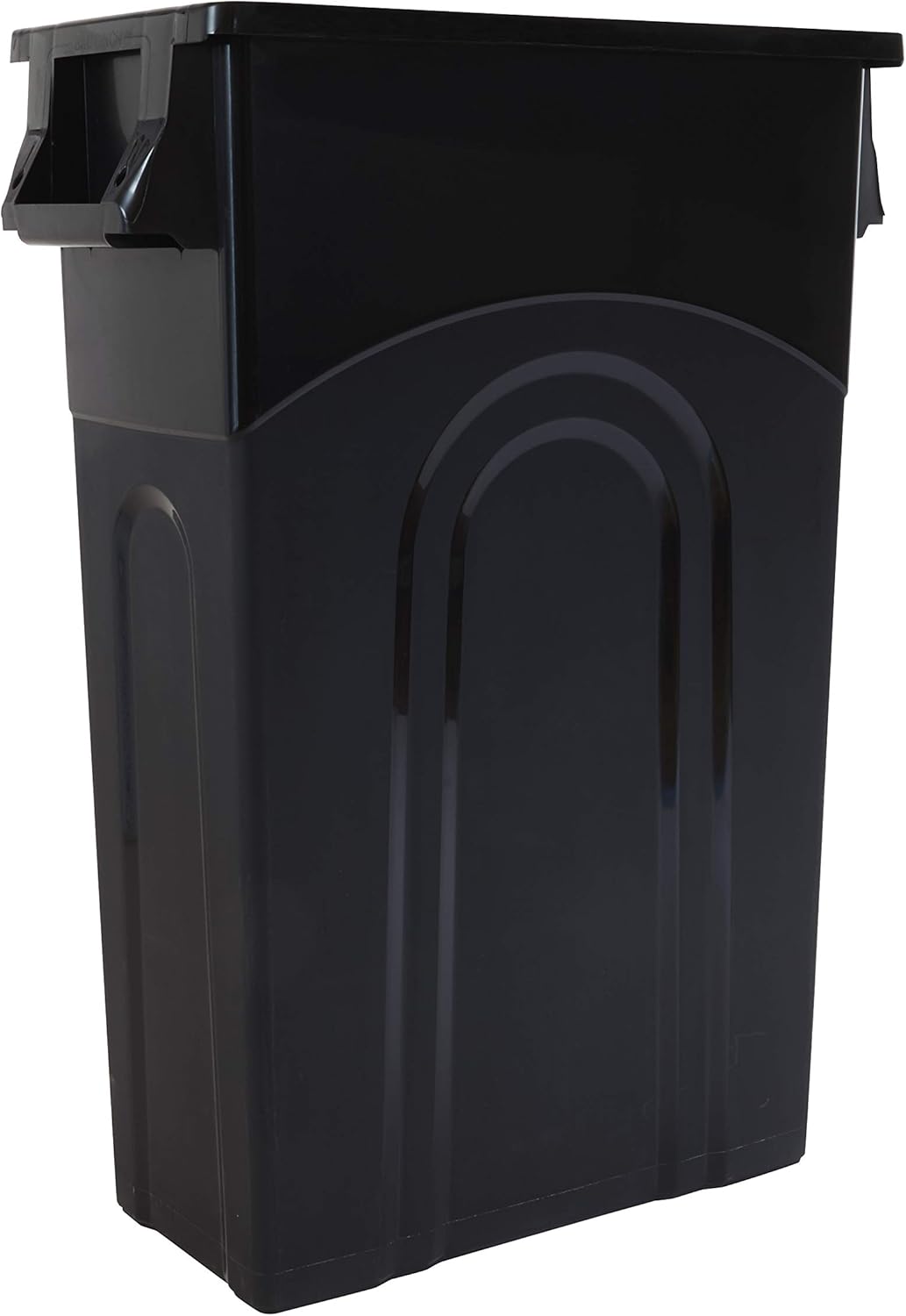 United Solutions TI0032 Highboy Waste Container, 23 Gallon, 1-Pack, Black: Home & Kitchen