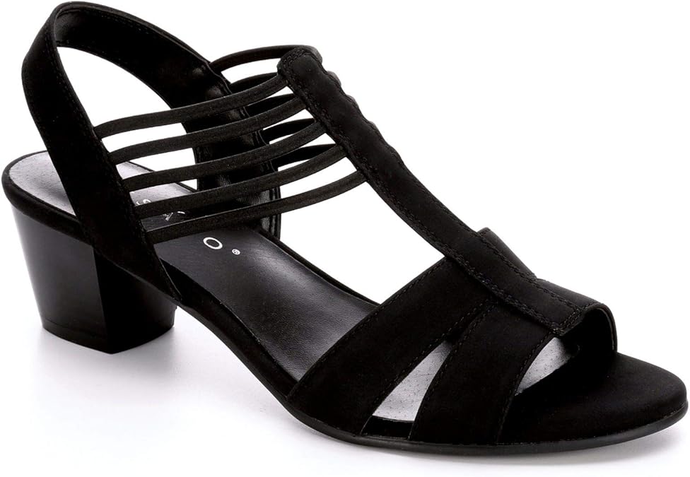 Pesaro Women�s Leanne Low Block Heel Strap