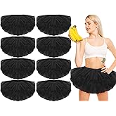Handepo 9 Pcs Adult Tutu Skirts for Women 5 Layers Tulle Skirt Classic Elastic Tutu for Halloween Ballet Dance Party