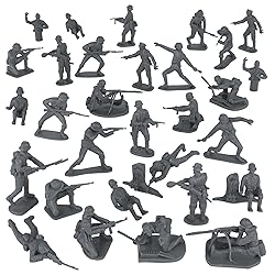 BMC CTS WW2 German Infantry Plastic Army Men - 32pc