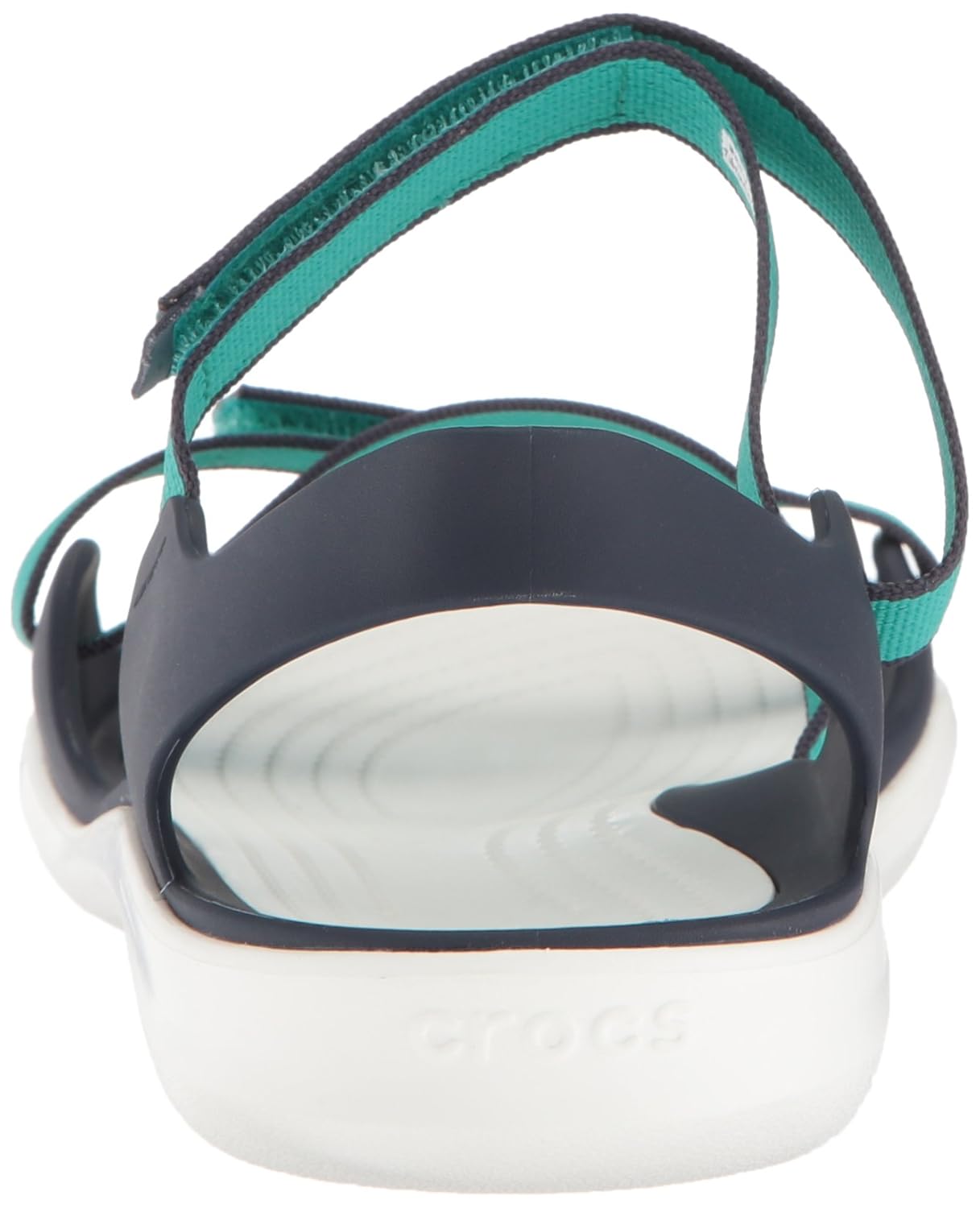 crocs swiftwater webbing w sport sandal tropical teal 5 b(m) us
