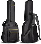 CAHAYA Jumbo Dreadnought Guitar Bag 42/43/44 Inch Black Yellow CY0284 view 1