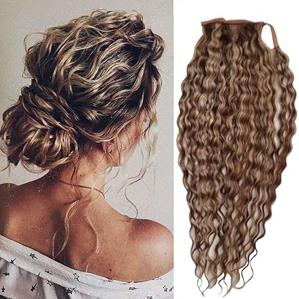Amazon Com Long Clip In Ponytail Hair Extension Fake Ponytail