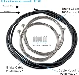 SHIMANO Universal Standard Brake Cable Set for MTB or Road Bikes view 2