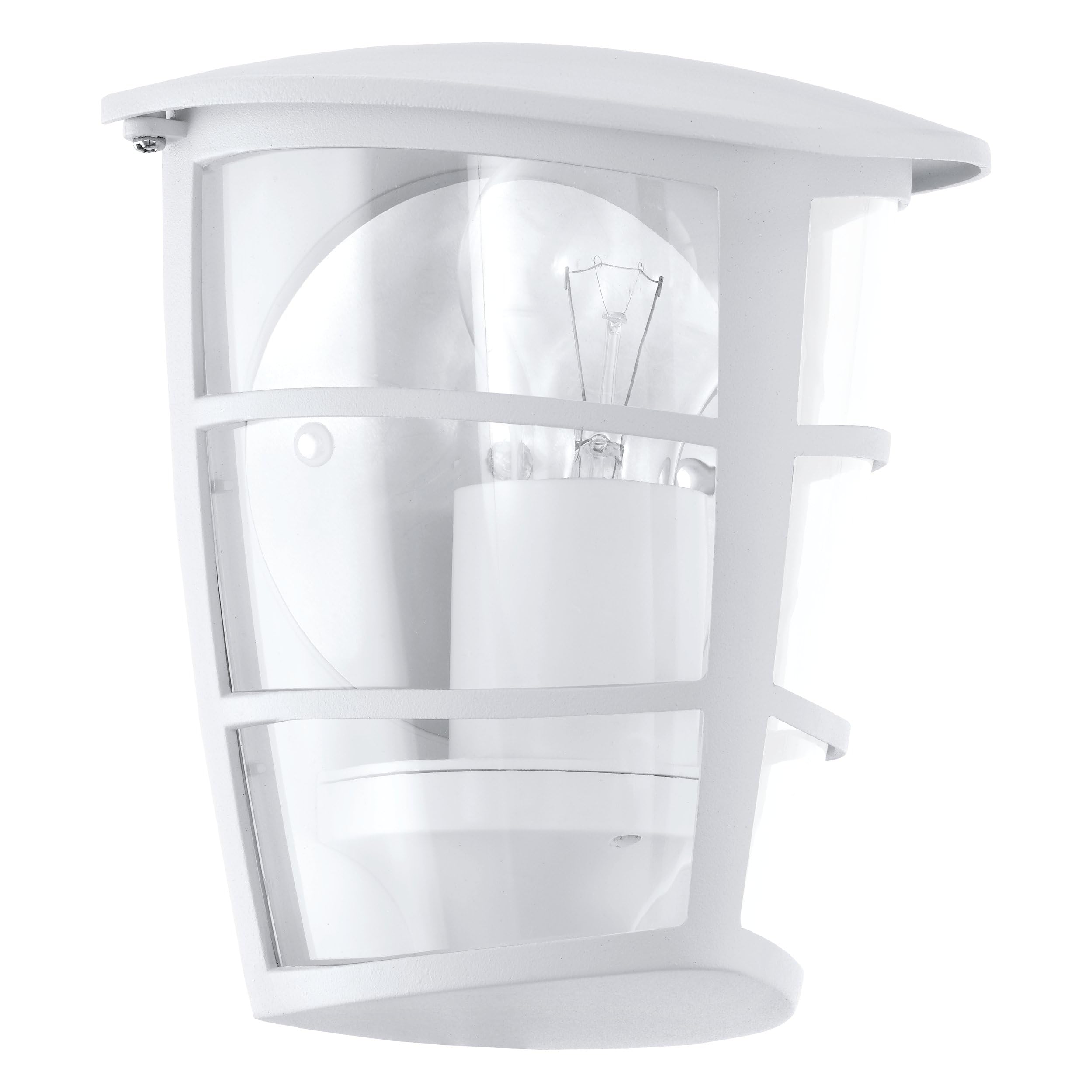 Eglo 93403 E27 White Outdoor Wall Light ALORIA