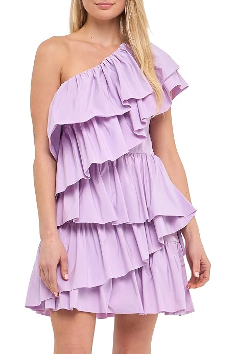 Cutout Detail Mini Dress, Fuchsia, Pink 