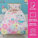 Character World Paw Patrol Duvet Cover Set Single Pink Flowers Reversible view 7