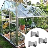 HONGCI 50 Pcs Z Clips for Greenhouse Glass Stainless Steel 304 view 6