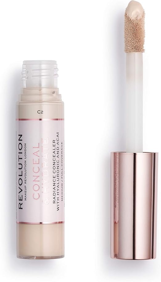 Makeup Revolution Conceal & Hydrate Concealer C2 Amazon.co.uk Beauty