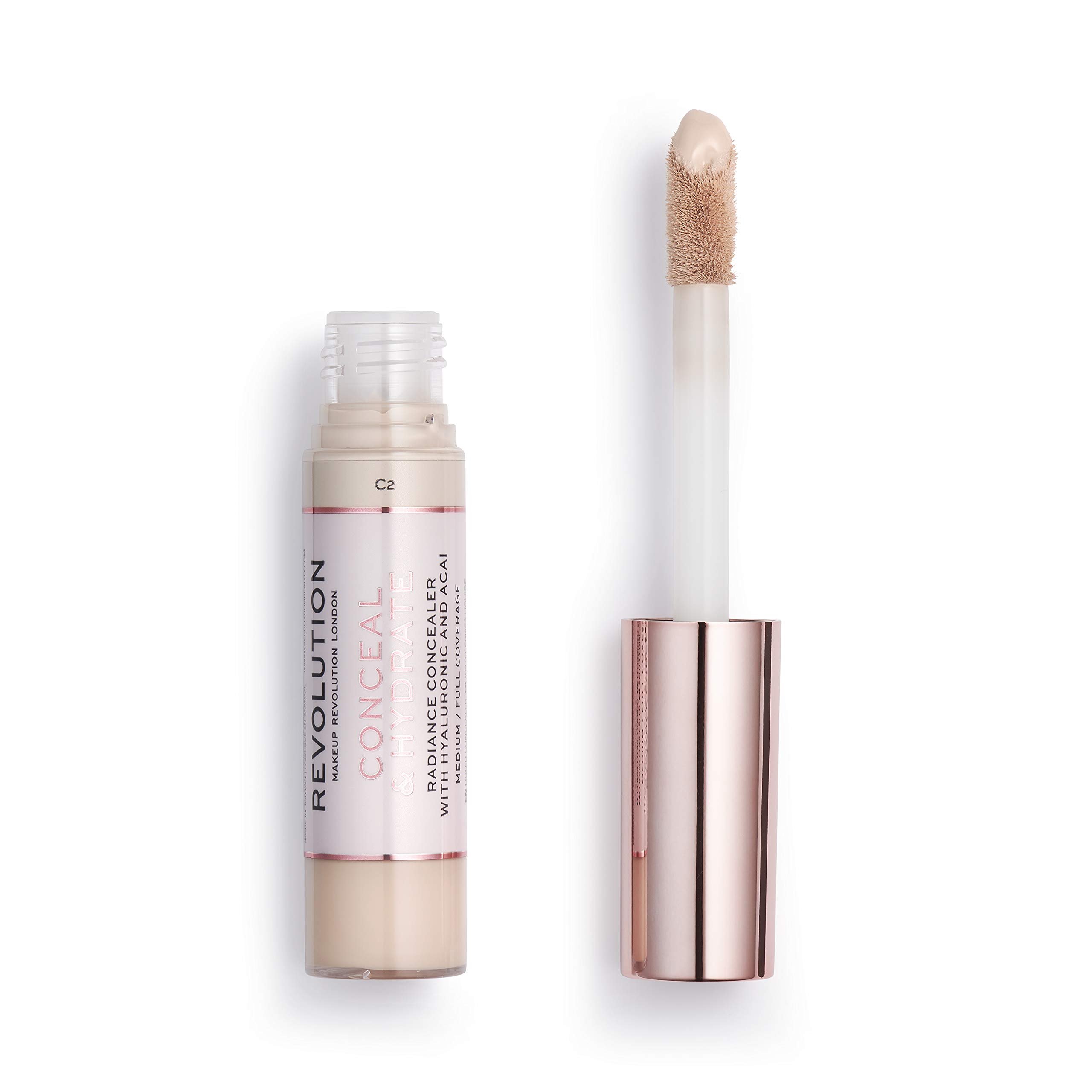 Makeup Revolution Conceal & Hydrate Concealer, Lightweight Coverage & Hydrates Face, C2, 13g — image 1