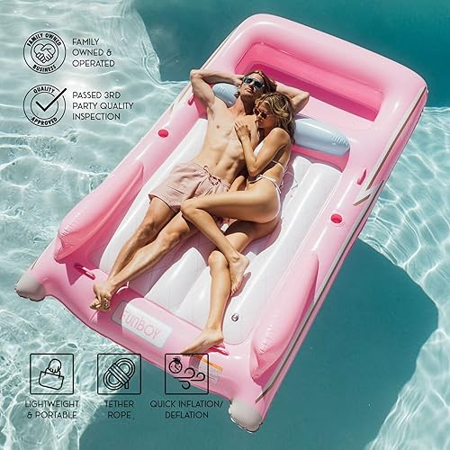 FUNBOY Giant Inflatable Luxury Pink Retro Convertible Classic