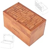 Mystery Box - Onietoiy Wooden Puzzle Box, Prank Puzzles for Adults &amp; Kids