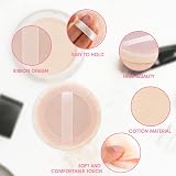 Sibba Loose Powder Puff 12 Pieces Round Velvet Sponge Applicator Set view 3
