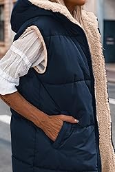 PRETTYGARDEN Womens 2024 Fall Reversible Vests