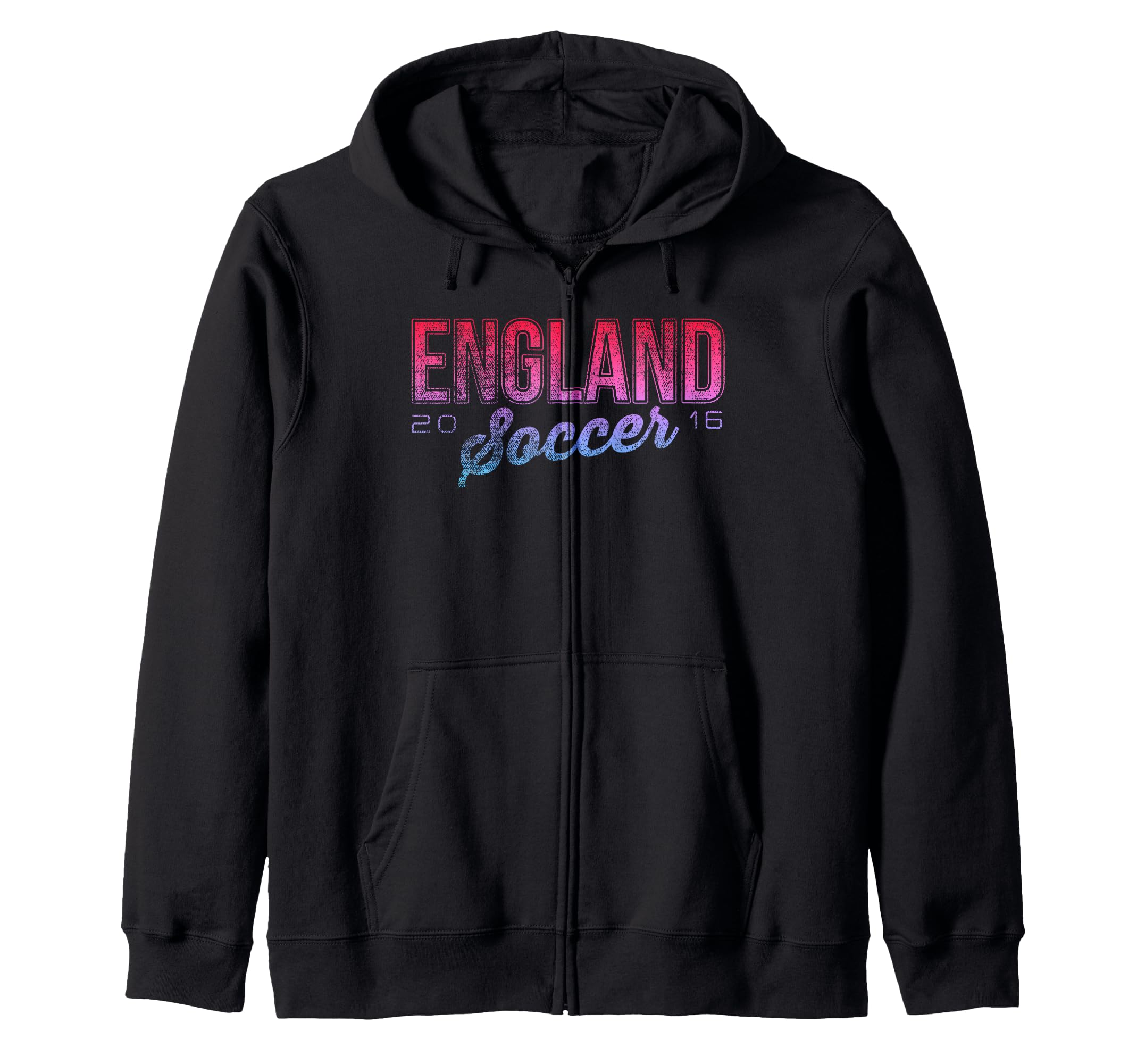 Trendy England Soccer Zip Hoodie
