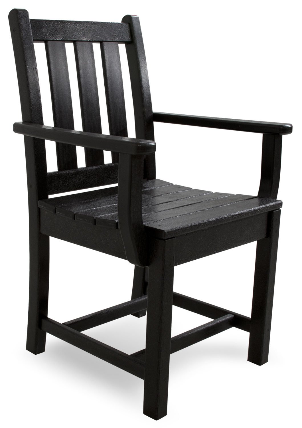 polywood lounge chairs on Patio Seating Polywood Tgd200bl Traditional Garden Dining Arm Chair Black Patio Furniture Accessories