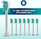 Derffin Replacement Brush Heads for Philips Sonicare HX6014 HX3/HX6/HX9/HX8/HX7 view 6