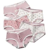 SINMIUANIME Women's Panties Anime Print Underwear Breathable Cotton Brief Sexy Cosplay Lingerie 5-Pack